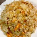 ほっぺに片栗粉's cooksnap of when they made 鮭フレークのバター醤油炒飯.