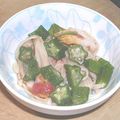 のぐりよ's cooksnap of when they made えのきとオクラのサッパリ梅ソース和え.