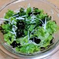 ふみこばあ's cooksnap of when they made ☆茹でグリーンレタスと韓国のりのサラダ☆.