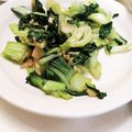 クックE662AA☆'s cooksnap of when they made 簡単すぎ♡小松菜や青梗菜ニンニク炒め♡.