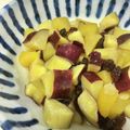 ムーヒツジ's cooksnap of when they made レンジで簡単☆さつま芋とリンゴの甘煮.