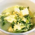 bowwow's cooksnap of when they made サッと簡単！豆苗と豆腐の具沢山スープ.