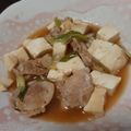 もかもかと's cooksnap of when they made 余ったすき焼きのタレで！肉豆腐♪.