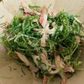 EnjoySun's cooksnap of when they made かにかまとおかひじきのわさびマヨ和え.