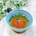 Satoco❋'s cooksnap of when they made レンジで丸ごとトマトのほっこり和風スープ.