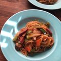 栗丸うさぎ's cooksnap of when they made 娘よ、野菜も食えよ！ナポリタン.