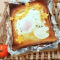 nagachan❀'s cooksnap of when they made ラピュタパン(ハム・チーズ・卵トースト).