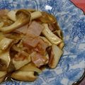 waka1993's cooksnap of when they made 焼肉のたれで！簡単エリンギの炒めもの☆.