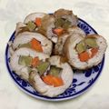 いかっち５'s cooksnap of when they made 簡単節約！鶏むね肉さつまいもチキンロール.