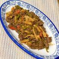 なつき☆ミ's cooksnap of when they made レンチン簡単♪牛肉の細切り炒め風.