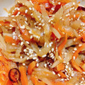 ニャニャ濃いめ's cooksnap of when they made レンジで簡単☆大根と人参のきんぴら。.