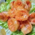 ぷらむ♪'s cooksnap of when they made 海老のマヨ☆スイートチリソース焼き.