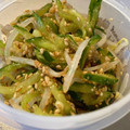 ☆はあ☆'s cooksnap of when they made 常備菜②もやしときゅうりの胡麻酢和え.