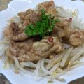 ささささ＆＊'s cooksnap of when they made 薄切り豚ともやしの南蛮漬け.