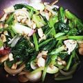 ♬あじさいのレシピ♬'s cooksnap of when they made 小松菜（青梗菜）とかまぼこ〜彩り炒め〜.