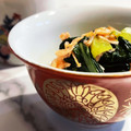 E吉☆'s cooksnap of when they made すぐ一品☆小松菜と桜えびのさっと煮.