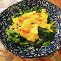 miwayonのリピ's cooksnap of when they made 小松菜と卵のスイートチリソース和え.