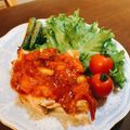 azuki-bar's cooksnap of when they made 簡単♪ガーリックチキンのトマトソース.