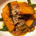 cこくまろ's cooksnap of when they made かぼちゃとひき肉の甘辛炒め.