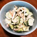 麻's cooksnap of when they made きゅうりとカニかまの胡麻マヨ和え.