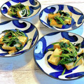gomapon's cooksnap of when they made 厚揚げとほうれん草のオイマヨ炒め.