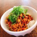 ちゃちゃまる26's cooksnap of when they made ハリッサ納豆.