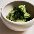 気まぐれ♡雨おんな's cooksnap of when they made 簡単☆きゅうりとワカメの酢の物.