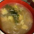 mii0926's cooksnap of when they made 簡単✿マロニー中華スープ.