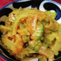SUNMOONMOM's cooksnap of when they made ゴーヤキムチ.