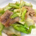 モミ太くん's cooksnap of when they made 豚バラ肉とキャベツのオイスターソース炒め.