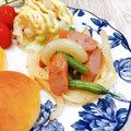 Satoco❋'s cooksnap of when they made 朝食に　玉ねぎとウインナーマヨネーズ炒め.