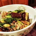 ダッフィーニーうに's cooksnap of when they made レンジで簡単！豚茄子小松菜の炒め物.