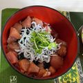 ポラリス管理栄養士's cooksnap of when they made まぐろ漬け丼.