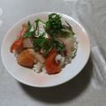 よちりん's cooksnap of when they made オッサンの韓国風味な海鮮丼.