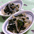 赤い電話's cooksnap of when they made もやしとワカメの中華風サラダ.