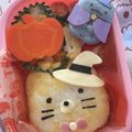 くるみミルクティ's cooksnap of when they made ハロウィンキャラ弁★すみっコぐらしねこ.