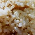 ななみん ママ★★'s cooksnap of when they made ふっくらもっちり餅米玄米ご飯炊き方.
