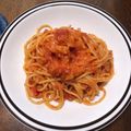 なれな's cooksnap of when they made トマトとにんにくのパスタ.