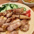 ☆ayumikan☆'s cooksnap of when they made ∮ にんにく味噌で♬さつま芋の肉巻き ∮.