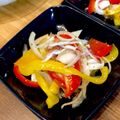 ばたみそーぱん☆'s cooksnap of when they made パプリカと玉ねぎのマリネ.