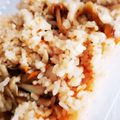 ♡LuV♡'s cooksnap of when they made 簡単！炊き込むだけ！我が家のなめこごはん.