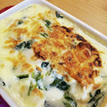 わんぱくちーくま's cooksnap of when they made ほうれん草とお餅のとろとろグラタン☆.