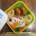zii51's cooksnap of when they made キャラ弁♫スヌーピー弁当♫.