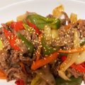 クックHQNXQN☆'s cooksnap of when they made 牛肉とピーマンの甘辛炒め.