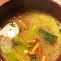 クックXCYSK0☆'s cooksnap of when they made なめこと小松菜の味噌汁♪.