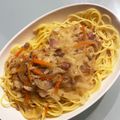 アプリコット梨音☆'s cooksnap of when they made 来客も絶賛⭐なのに簡単和風スープパスタ.