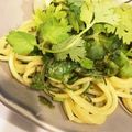 ♦︎くぅ〜こ♦︎'s cooksnap of when they made トマトとパクチーのエスニック風パスタ.