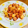 ねっちゃんっ's cooksnap of when they made ネギとソーセージのちょい辛コロコロ炒め♡.