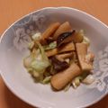 もんしゅしゅ's cooksnap of when they made キャベツとエリンギの煮びたし.
