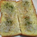 クック6DDPP8☆'s cooksnap of when they made 青のり香る♫しらすバタートースト.